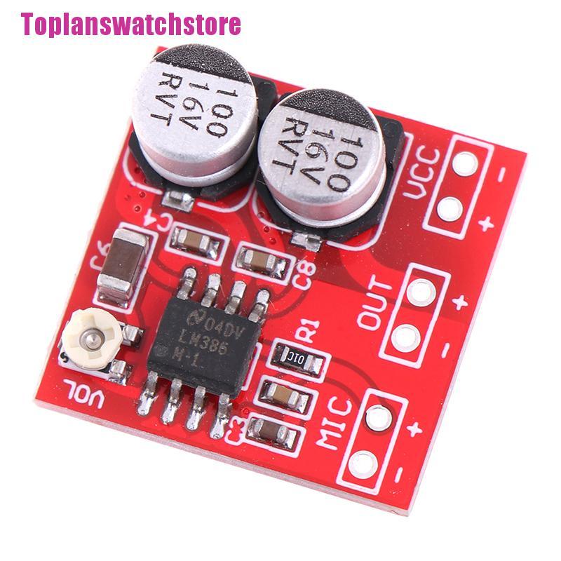 Bảng Mạch Khuếch Đại Âm Thanh Micro DC 5V-12V LM386 200 Lần