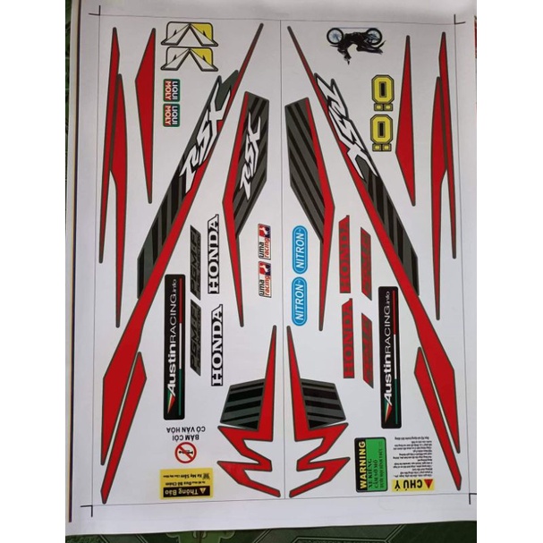 Tem rời dán xe wave rsx 2021