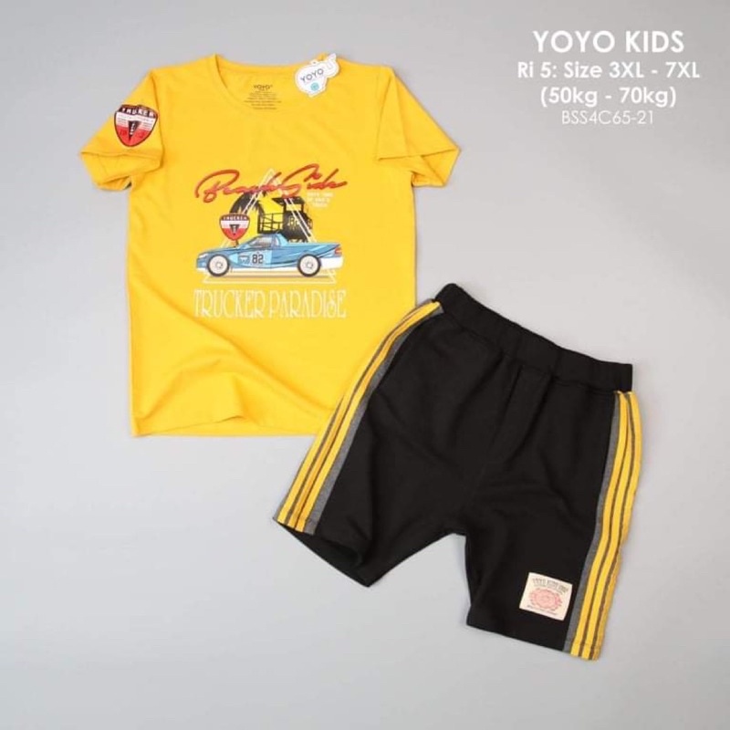 Bộ thun Yoyo bé trai size đại cồ