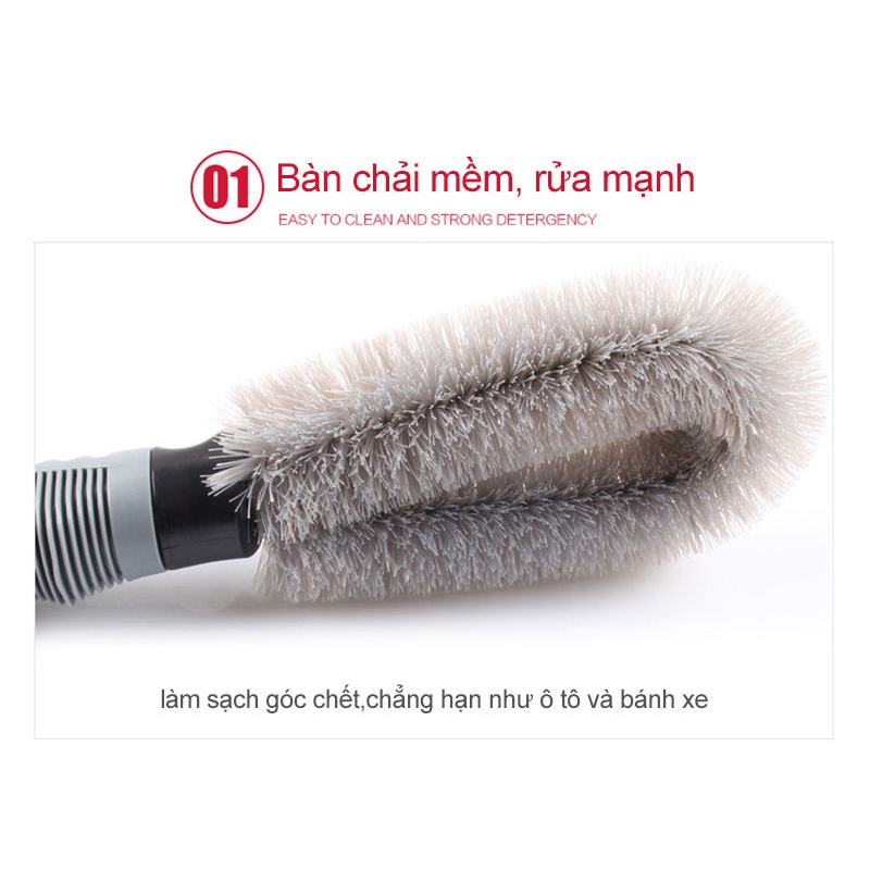 [HCM][Bộ 4/3 cái] Bộ Dụng Cụ Rửa Xe Ô tô Và Xe Máy phụ kiện dành cho mọi loại xe ô tô-[XCGJ4JT-02]