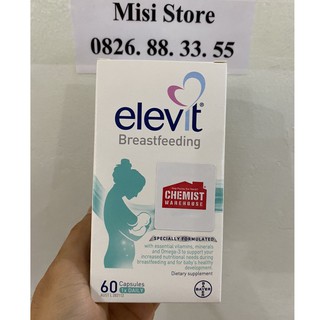 (Tem Chemist) Elevit cho mẹ sau sinh, 60 viên