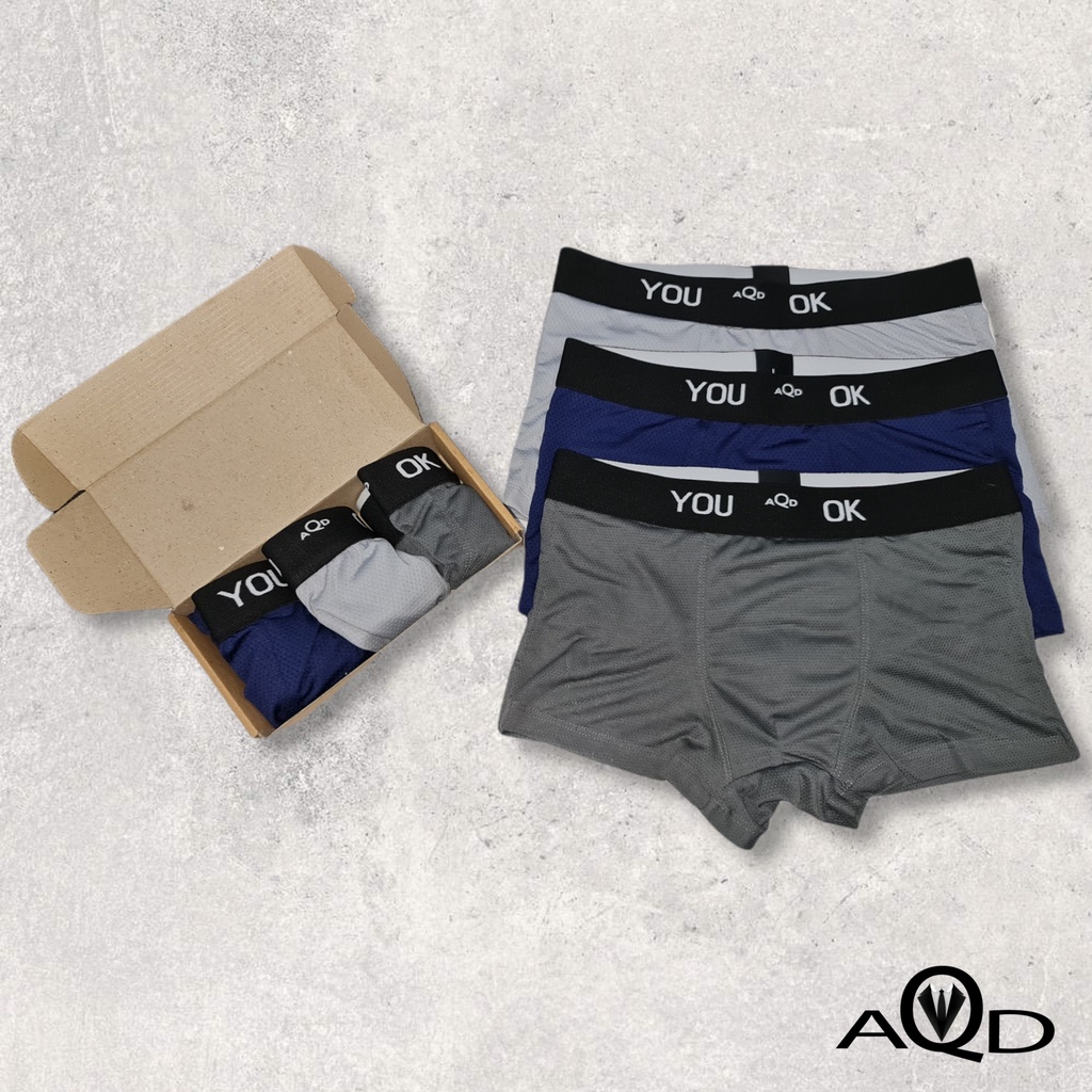 Quần Sip Boxer Nam AQD vải xuất khẩu loại 1 co giãn 4 chiều