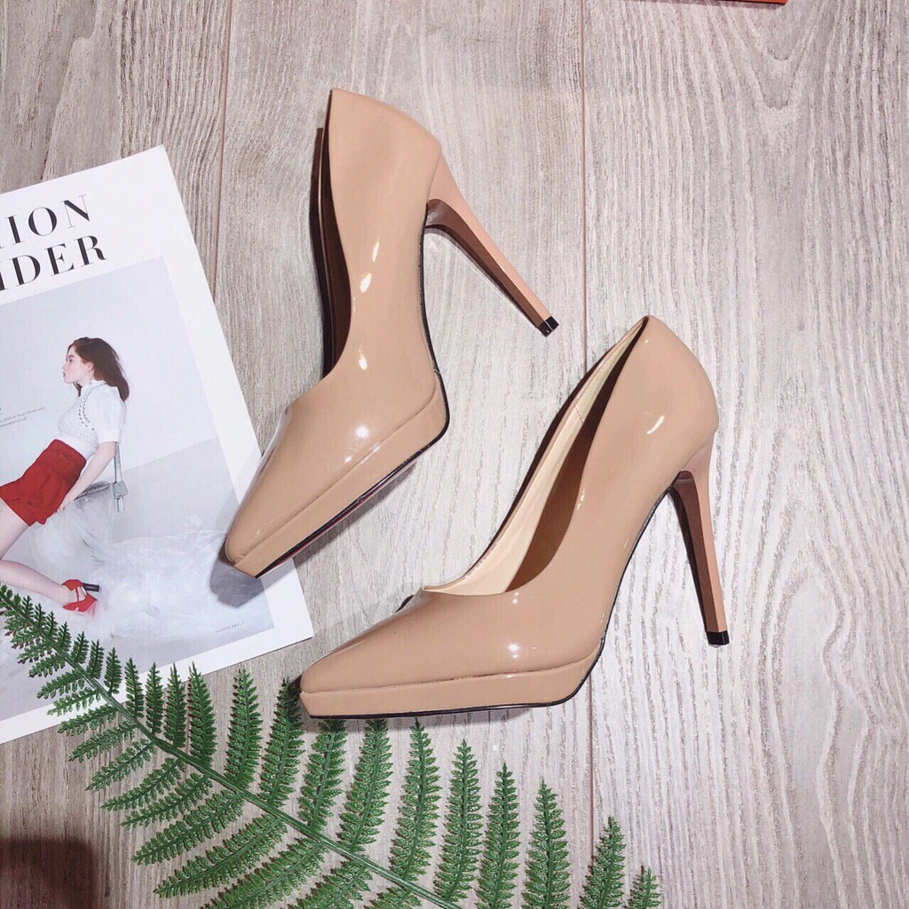 Guốc nữ cao gót 9p đế đúc kèm ảnh thật