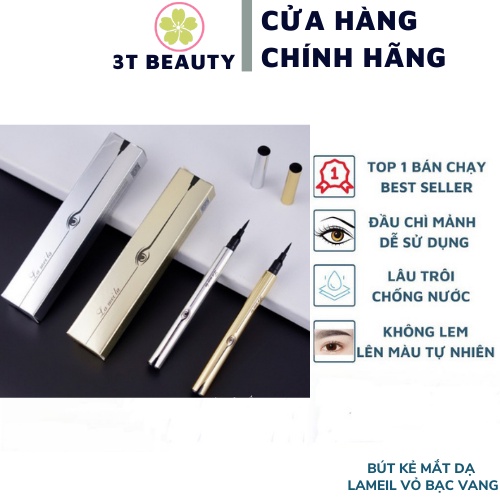 Bút kẻ mắt dạ Lameil vỏ bạc vang sang chảnh