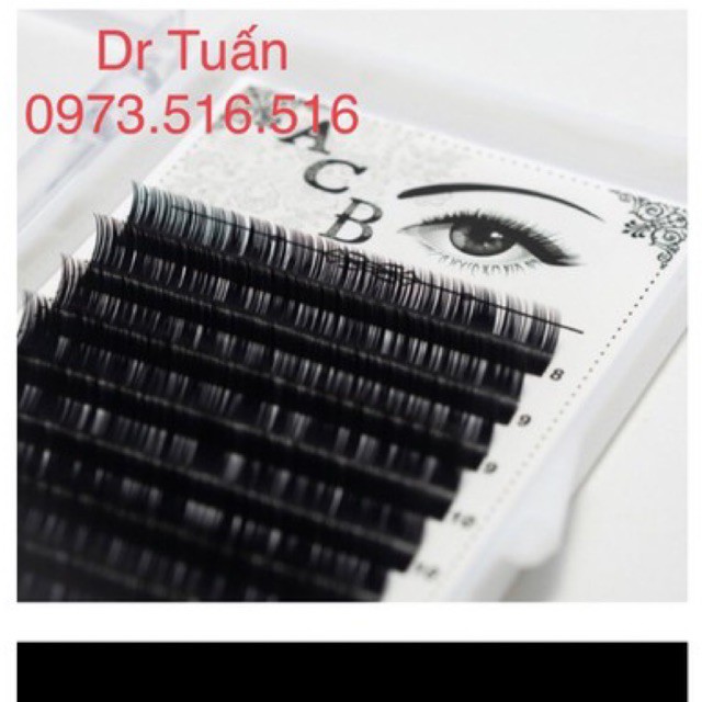 Mi khay độ cong  D dày 0.05- 0.07- 0.10- 0.12- 0.15- dùng để nối volume, classic, tạo fan -dụng cụ nối mi - mr Tuấn