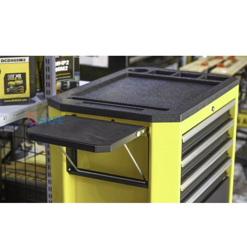 Kệ tủ đựng dụng cụ 4 ngăn Stanley STMT99069-8 có bánh xe Tủ đựng đồ nghề gồm 4 ngăn đựng, có thể khóa lại - Chính hãng