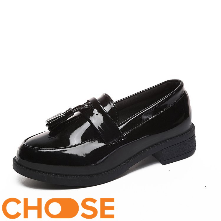 Giày Nữ Da Mọi OXFORD Choose Mẫu Lười Thời Trang Nữ Gót Cao 3cm G141K