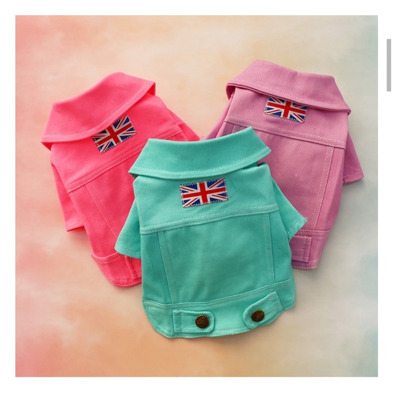 [Hot sale] - Áo khoác cổ bẻ chất đẹp cho thú cưng