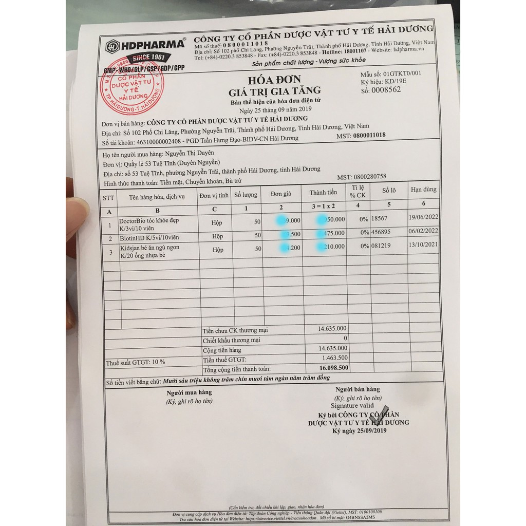 Combo 2 hộp Biotin HD viên uống giúp mọc tóc, làm sáng da | Thế Giới Skin Care