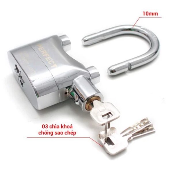 Khóa Báo Động Chống Trộm Perfect - Hàng Phân Phối Chính Hãng