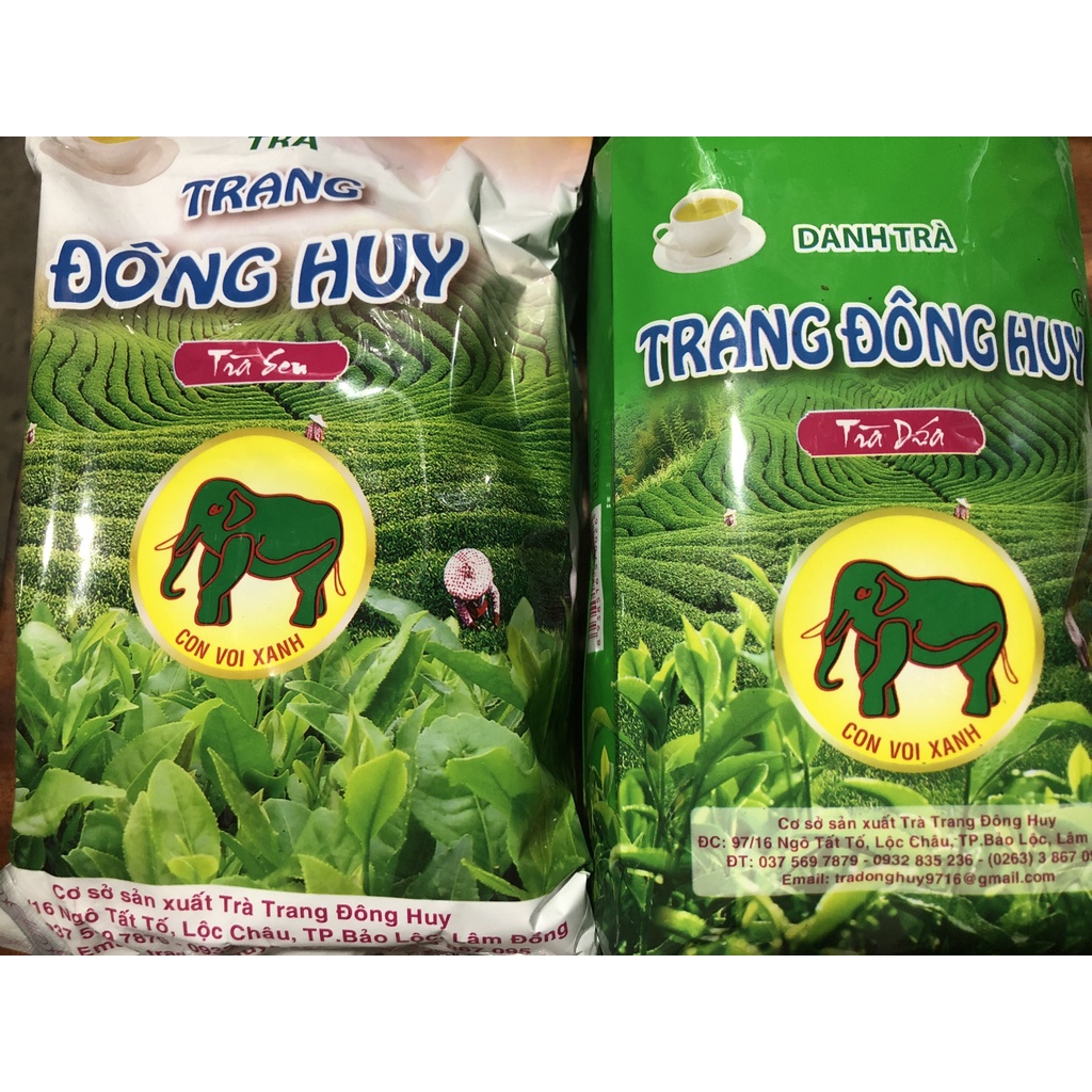 Trà dứa &amp; trà sen con voi xanh