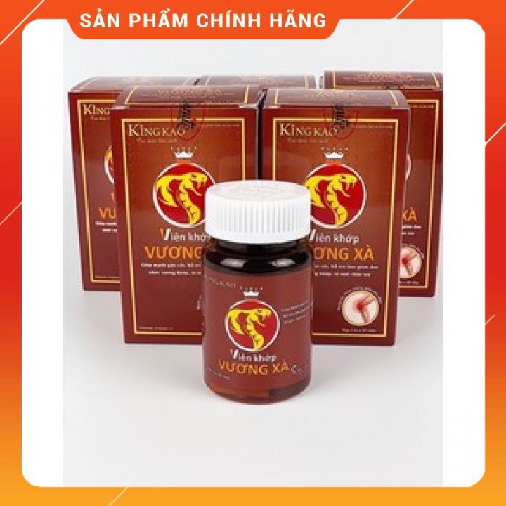 Viên uống bổ khớp VIÊN KHỚP VƯƠNG XÀ làm giảm đau nhức xương khớp, tê mỏi chân tay, bổ xương khớp - Hộp 120 Viên