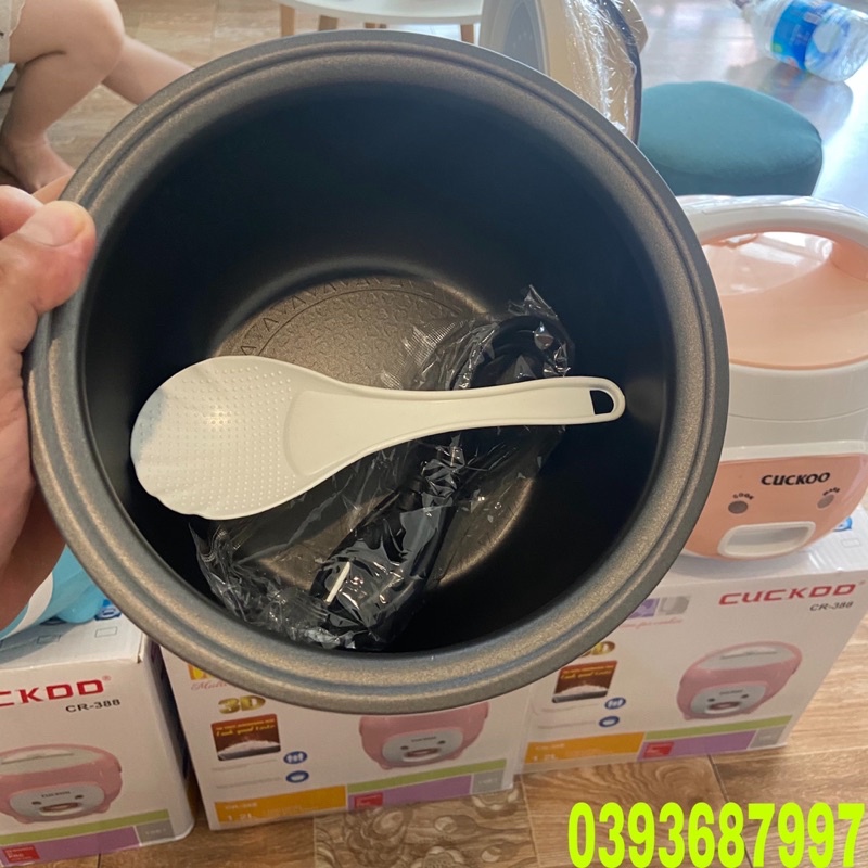❤️Nồi Cơm Điện Mini CUCKOO CR387 -DUNG TÍCH 1L, KIỂU DÁNG CON LỢN SIÊU ĐÁNG YÊU