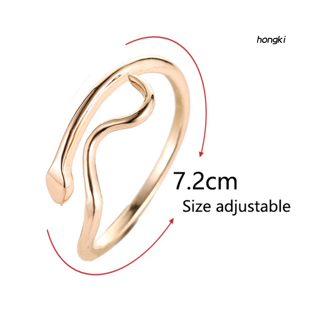 Nhẫn Hợp Kim Hình Sóng Nước Thời Trang Cho Nữ