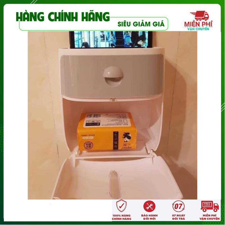 💝FREESHIP - LOẠI 1💝 Hộp giấy vệ sinh đa năng Ecoco cao cấp | Hộp đựng giấy vệ sinh Ecoco cong - Gia Dụng Thông Minh