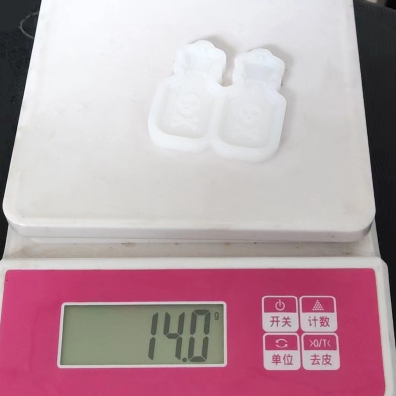 Khuôn Silicone Làm Mặt Dây Chuyền Hình Đầu Lâu / Chai Rượu Độc Đáo