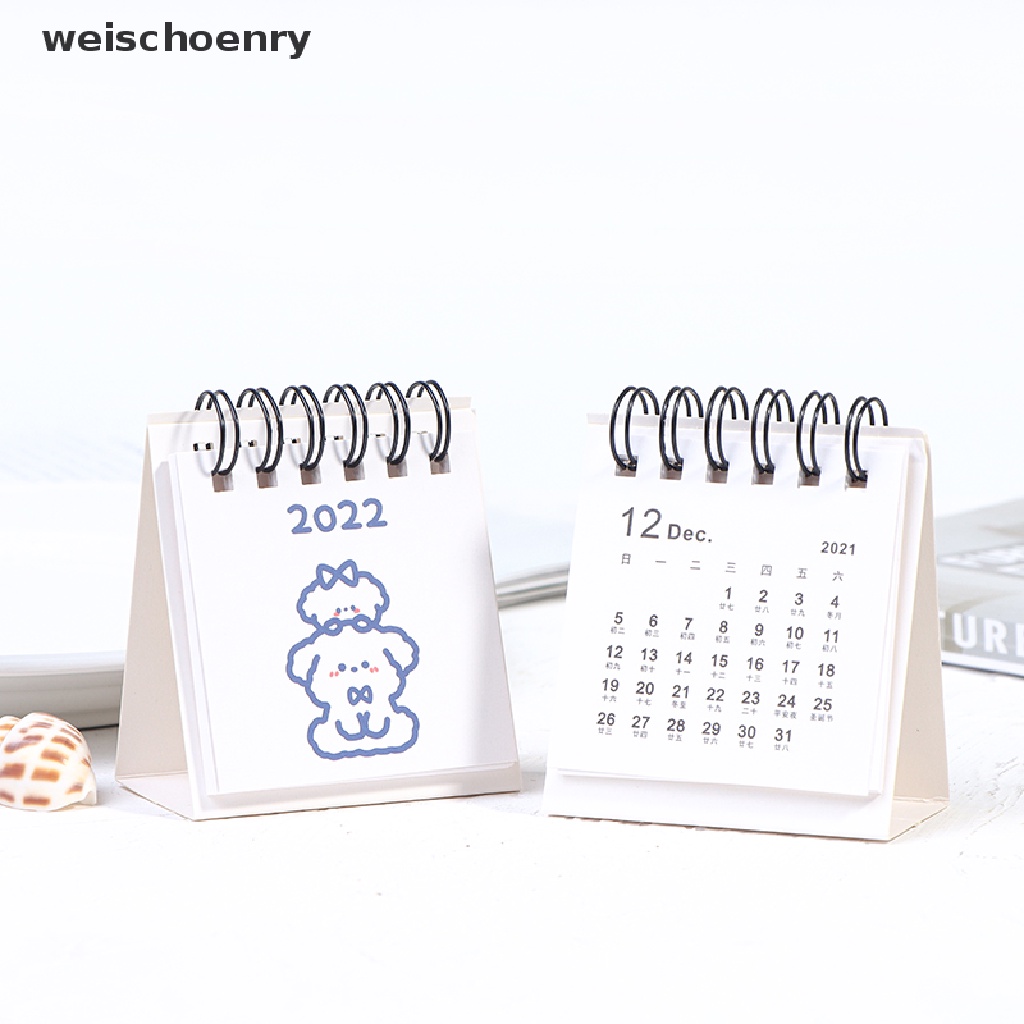 1 lịch để bàn mini 2022 dễ thương