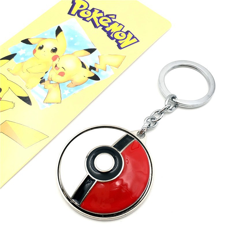 Anime Game ρokemon Go Rotatable Poké Ball Keychain Souvenir Collectibles Gift