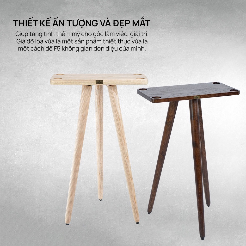 Chân Để Loa Marshall Đủ Các Dòng Gỗ Tự Nhiên Cao Cấp Chính Hãng