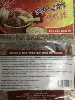 Gạo lức muối mè 200g Thiên