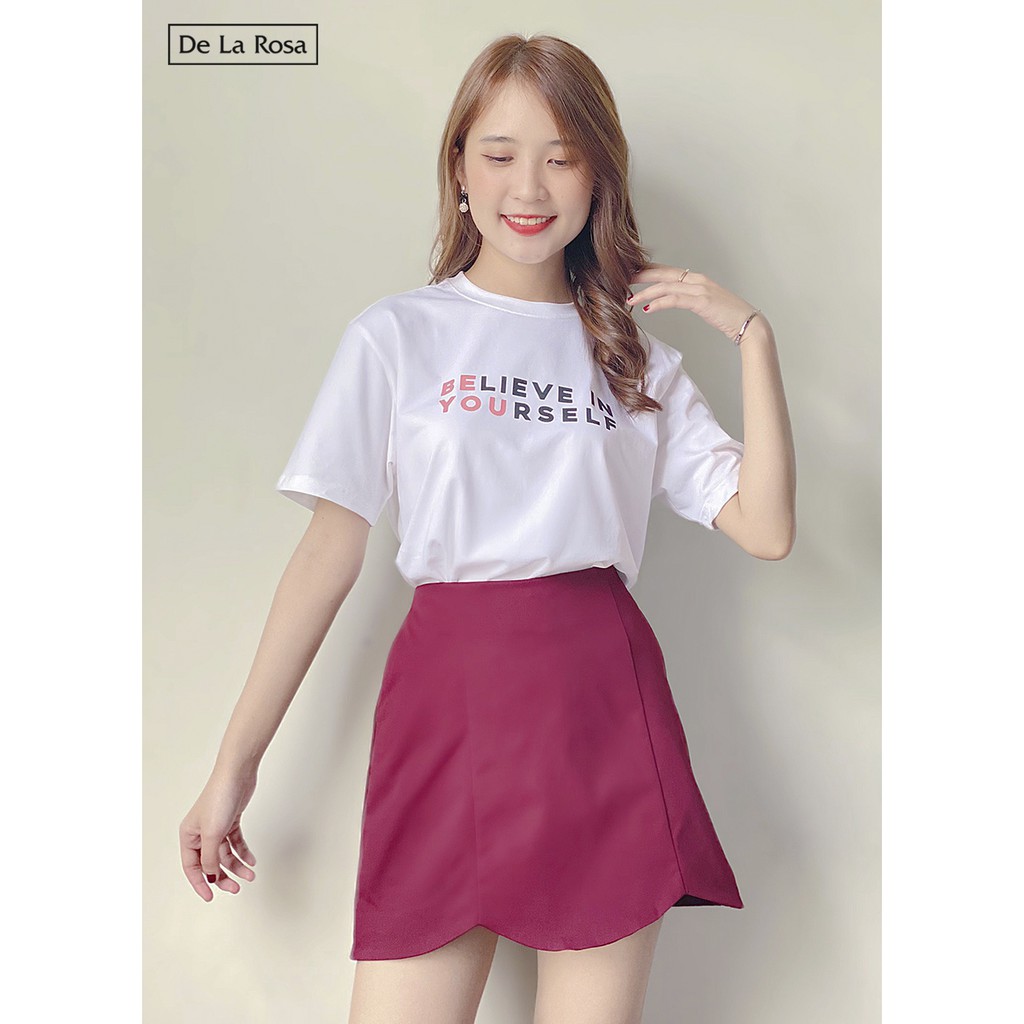 Chân Váy Kaki Vạt Cánh Hoa Thiết Kế Form A Công Sở, Dạo Phố - De La Rosa | BigBuy360 - bigbuy360.vn