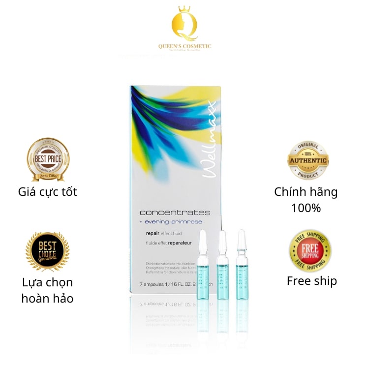 [CHÍNH HÃNG] Huyết thanh hoa anh thảo Concentrates Evening Primrose Repair Effect Fluid (7x2ml)-Cho da mụn nội tiết.