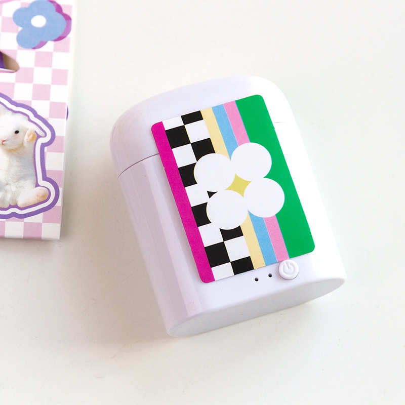 Sticker hình dán trang trí sổ tay, điện thoại, mũ bảo hiểm.. style retro, hoạ tiết caro lạ mắt