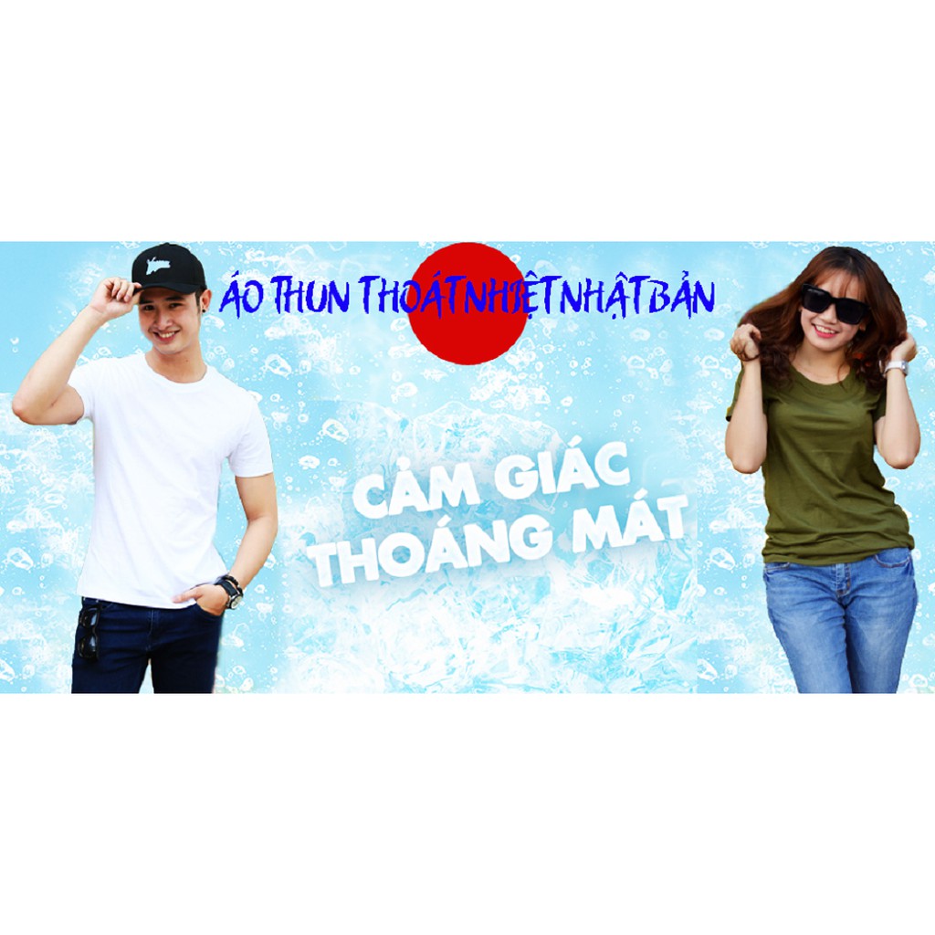 Áo thun thoát nhiệt Nhật Bản GOKING du lịch, siêu thoáng mát, thấm hút mồ hôi vượt trội