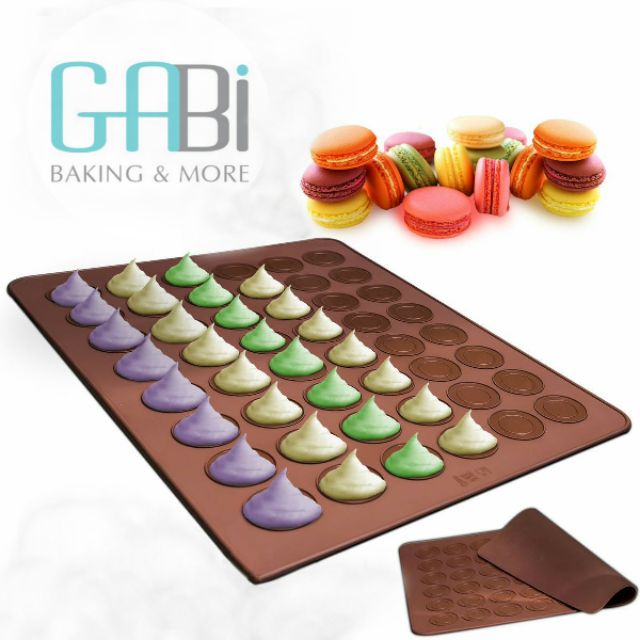 Tấm nướng macaron silicon 48 ô