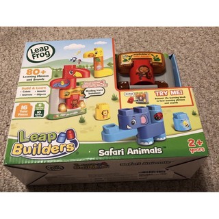Đồ chơi xếp hình LeapFrog LeapBuilders Safari Animals (16 miếng)