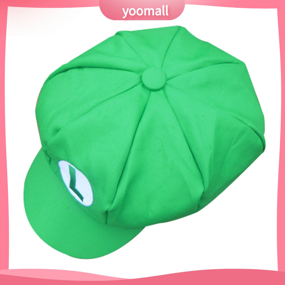Yomall♡ Mũ Lưỡi Trai Hình Super Mario Bros Luigi