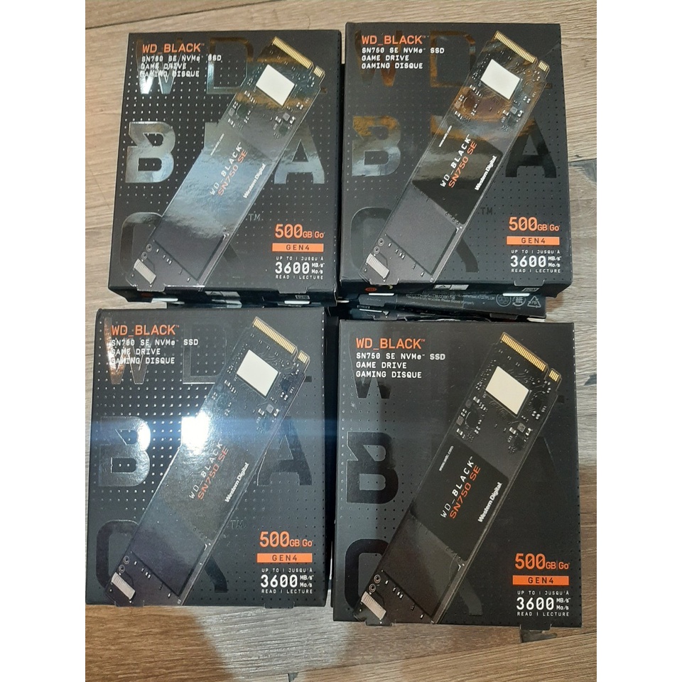 Ổ cứng SSD WD Black SN750 SE 250GB / 500GB / 1TB M2 2280 PCIe NVMe Gen 4×4