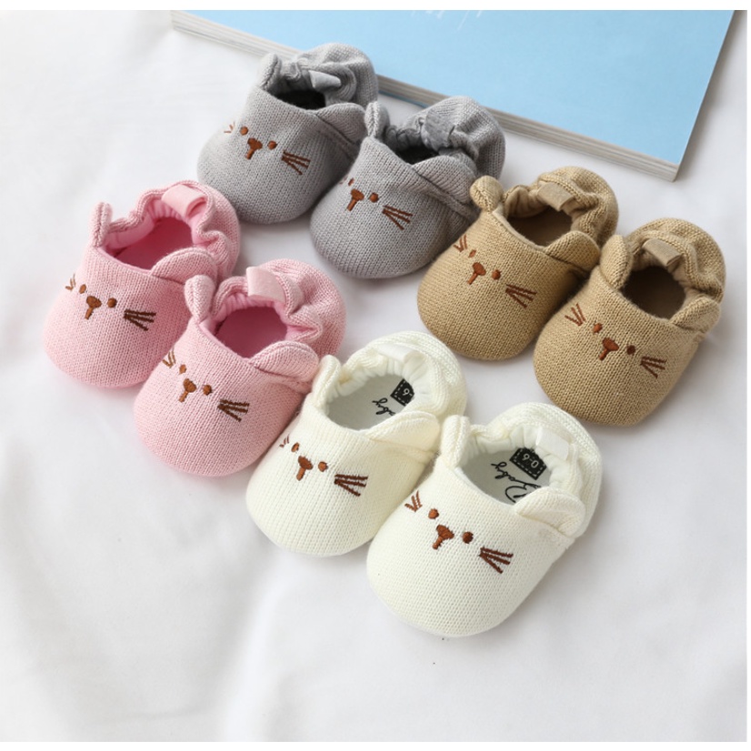 Giày tập đi chống trượt hình chuột dễ thương, giày thu đông cho bé mới biết đi mẫu mới