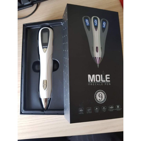 (Bh 12 tháng) Máy Đốt Nốt Ruồi, Mụn Thịt, Mụn Ruồi, Tàn Nhang Mole 9 Cấp Độ Có Đèn