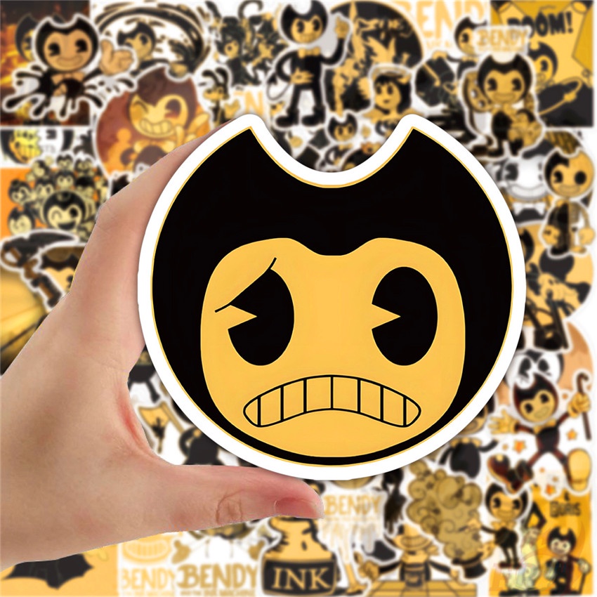 ❉ Bendy and the Ink Machine - Series 02 Games Stickers ❉ 50Pcs/Set DIY Fashion Luggage Laptop Skateboard Decals Doodle Stickers