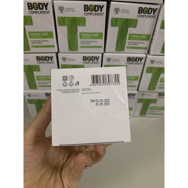 Combo 15 hộp Trà thảo mộc Cleansing T Body Compliment Siberi Nga