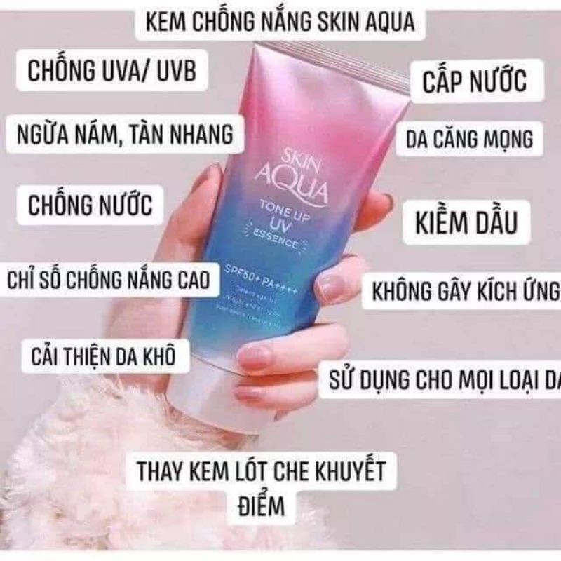 Kem chống nắng Skin Aqua Tone up UV essence