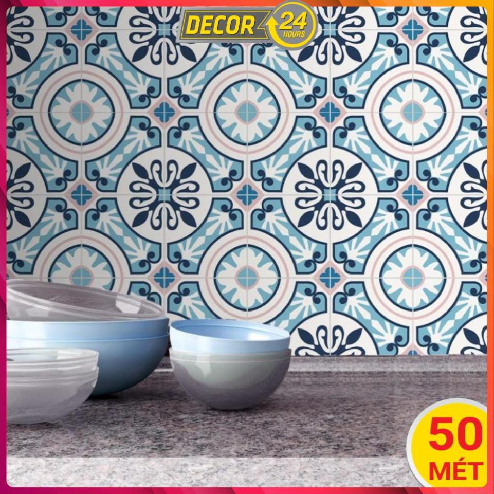 Cuộn 50 mét decal gạch bông đà nẵng DGB-012 - Giá sỉ