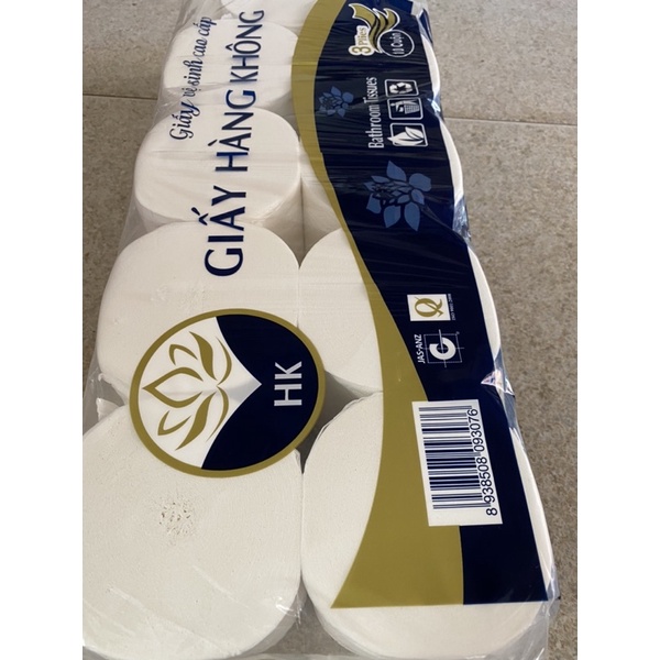Bịch giấy vệ sinh hàng không 3 lớp không lõi - giấy mịn đẹp 10 quận