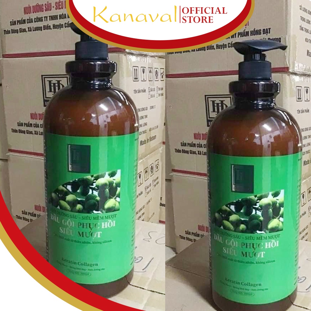 Dầu Gội Cặp Hồng Đạt Keratin Collagen 2000ml Phục Hồi Siêu Mượt Chuẩn Salon Giảm Rụng Tóc Hàng Chính Hãng