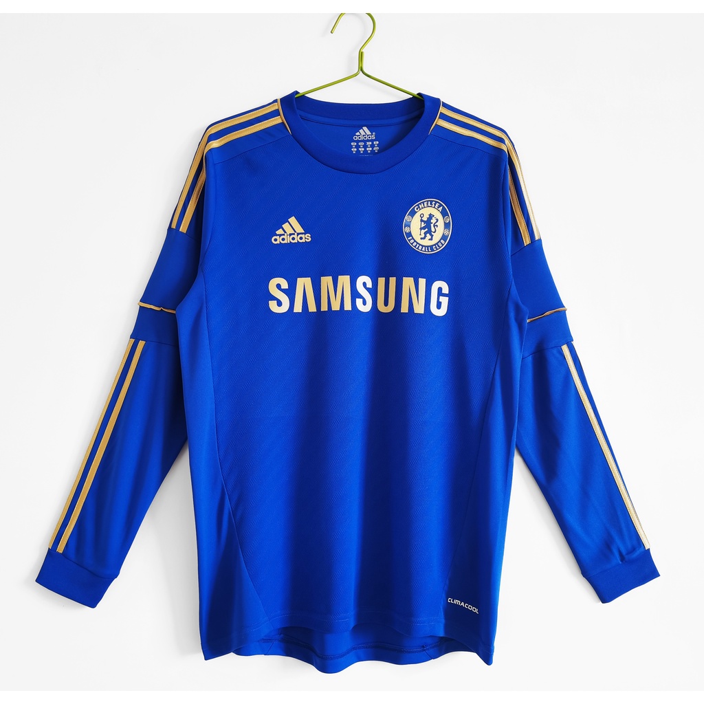 Áo Thun Bóng Đá Chelsea s-2xl * full size Tay Dài 2012-13