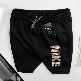 Quần short thể thao nam thời trang, ba túi khóa kéo rộng rãi, vải trơn mềm mịn chất liệu thun lạnh co giãn 4 chiều QS44
