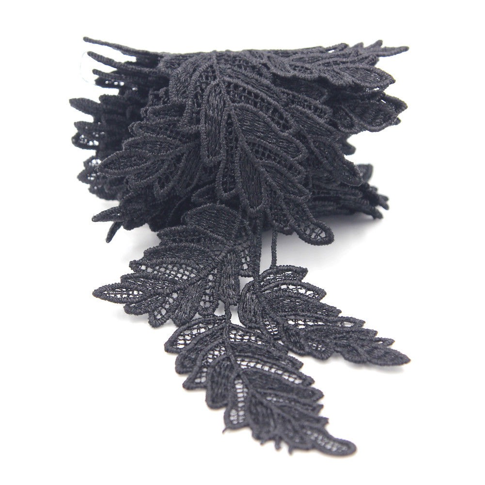 Cuộn dây ren thêu dài 1 yard phong cách vintage trang trí đa năng