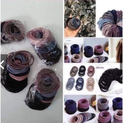 Túi 100 chiếc chun buộc tóc