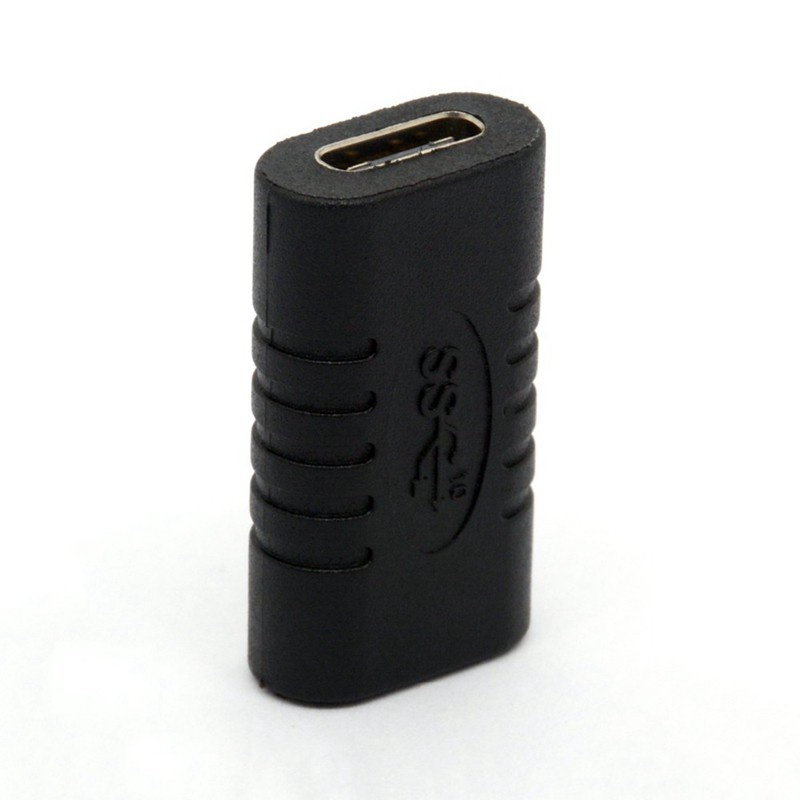 USB C Adapter Female to Female Type C Adapter Straight Tiny USB-C Adaptor USB 3.1 Type-C Connector Converter
