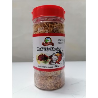 [Sale EXP 18/1/2022] [120g – LỌ NHỰA] MUỐI TÉP XÀO CAY [VN] DOXACO Baby Shrimp Chili Salt (bph-hk)
