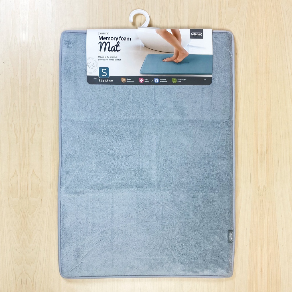 [LOCK &amp; LOCK] Thảm chùi chân Lock&amp;Lock Memory Foam MAT512 size S