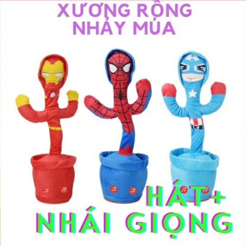 Siêu nhân biết nói nhạy giọng, nhảy múa hát 120 bài hát cho bé