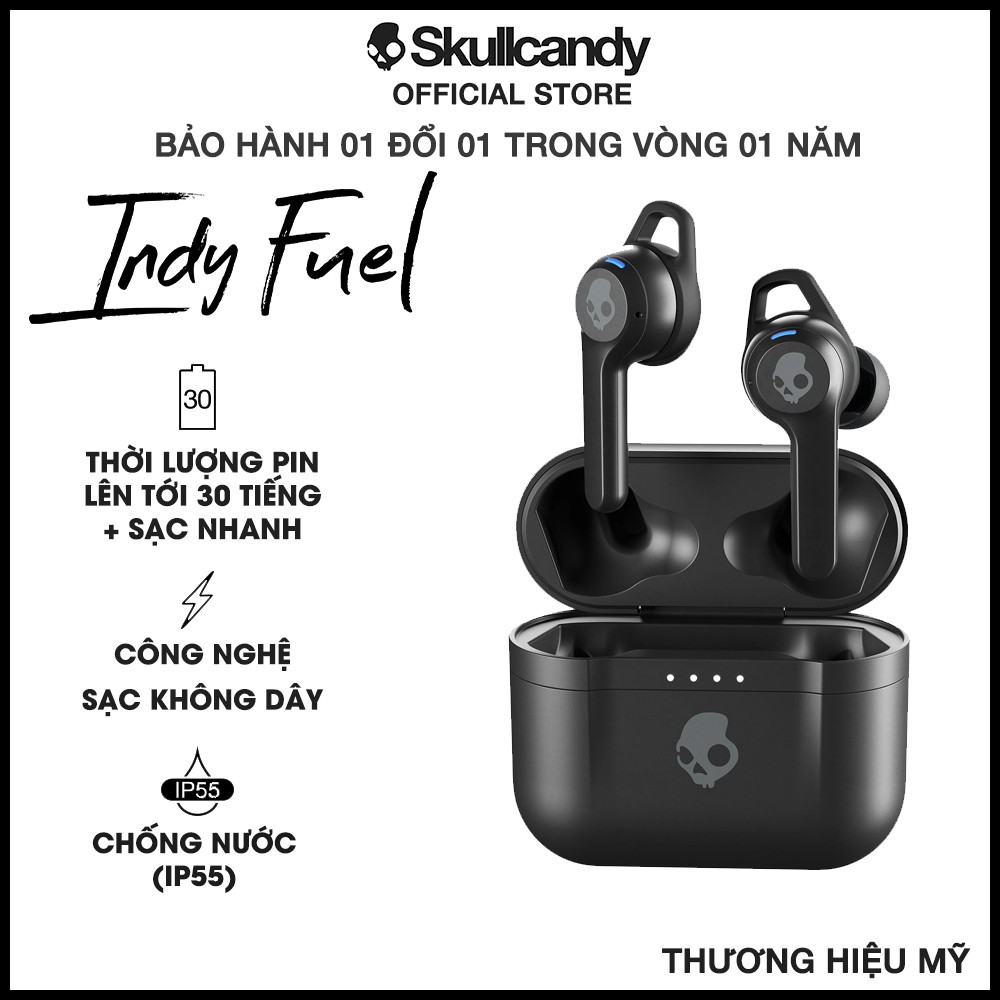 Tai nghe Bluetooth Skullcandy Indy FUEL True Wireless In-Ear -Bảo hành 12 tháng chính hãng