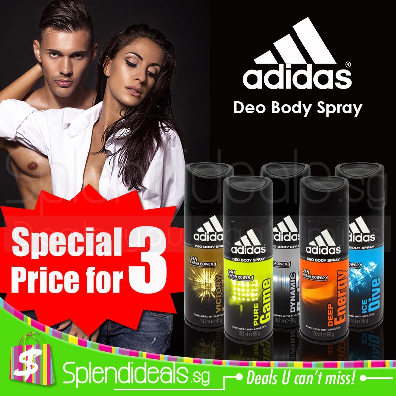 Xịt Khử Mùi Toàn Thân Cho Nam Adidas 150ml